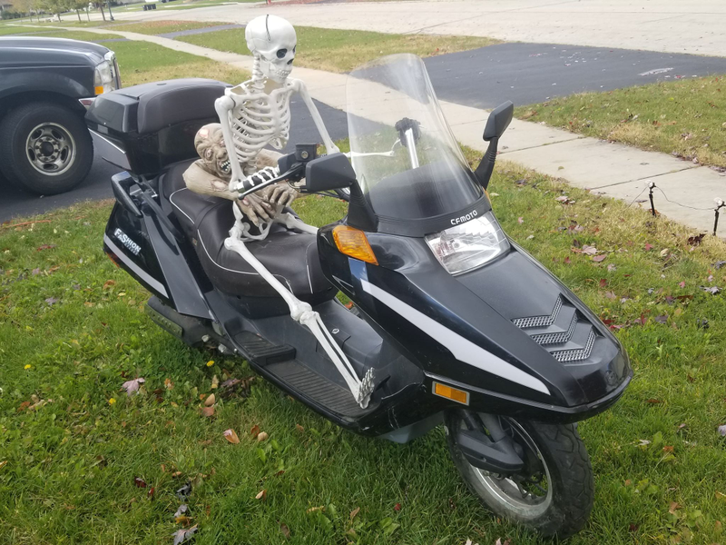 Illustration for article titled Unnecessary Motorcycle Trading With Mercedes - Winter Beater Edition